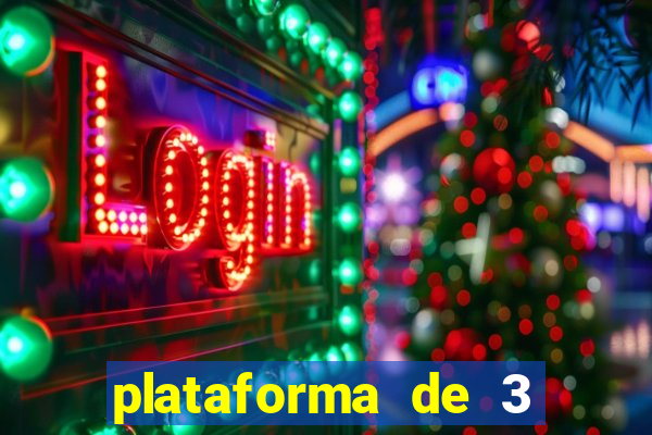 plataforma de 3 reais slots