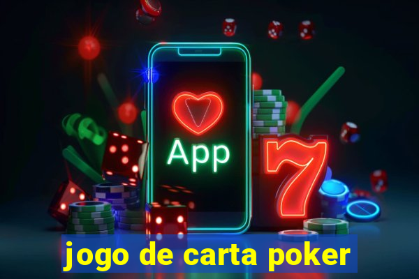 jogo de carta poker