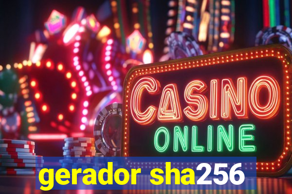 gerador sha256