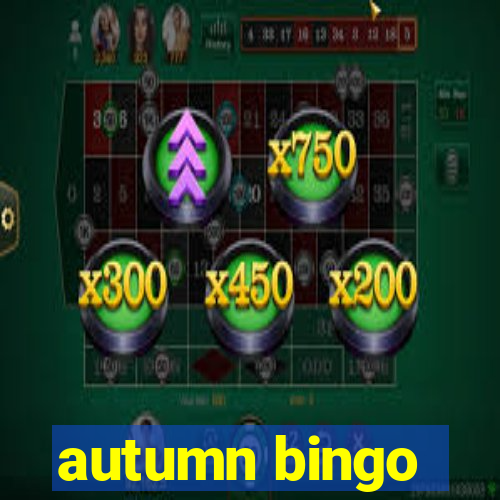 autumn bingo