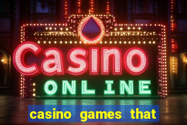 casino games that pay real money with no deposit