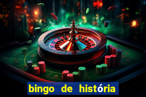 bingo de história 6 ano