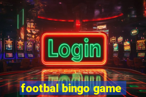 footbal bingo game