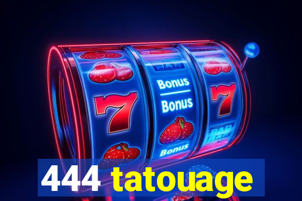 444 tatouage