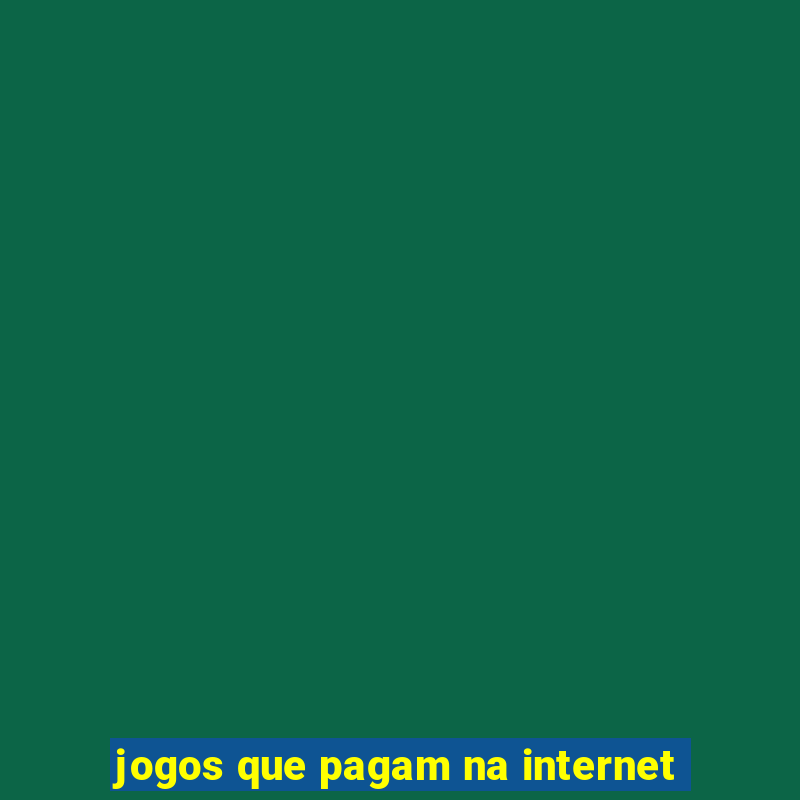 jogos que pagam na internet