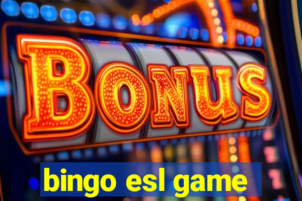 bingo esl game