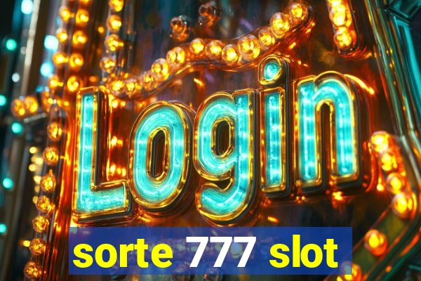 sorte 777 slot