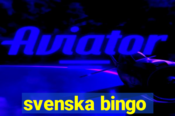 svenska bingo