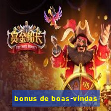 bonus de boas-vindas