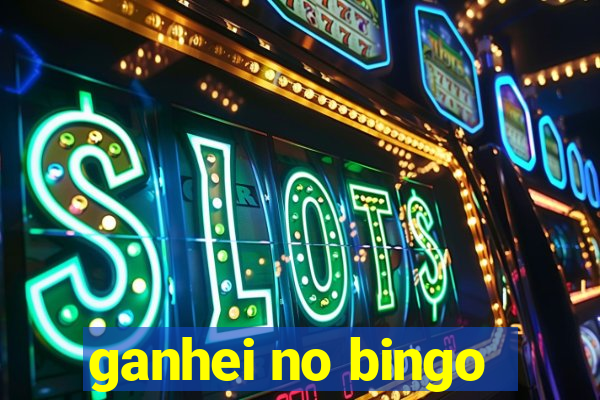 ganhei no bingo