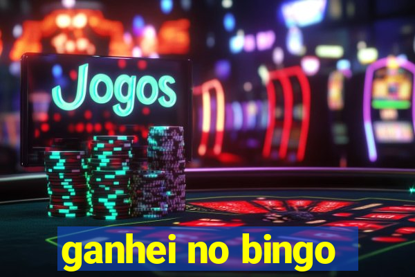 ganhei no bingo