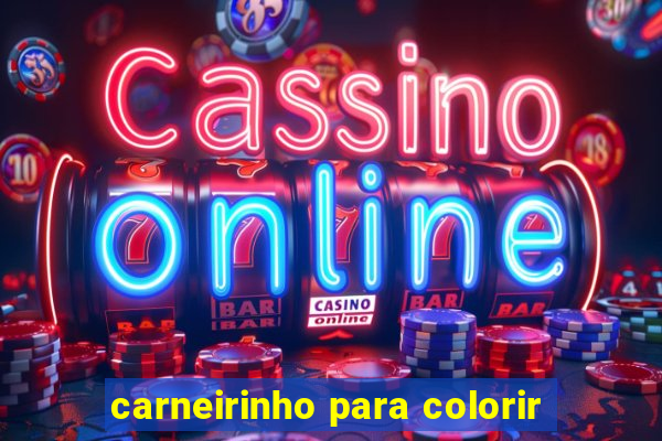 carneirinho para colorir