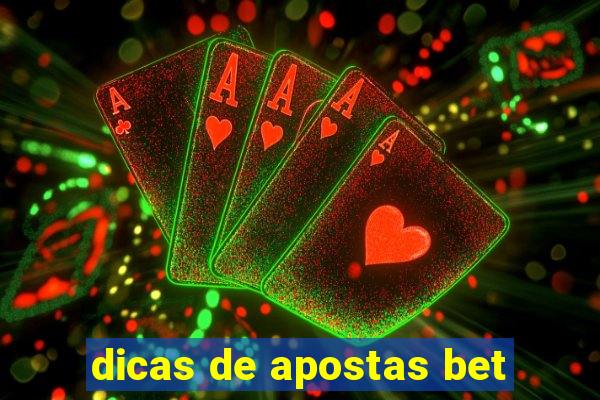 dicas de apostas bet