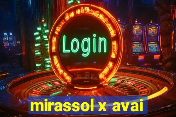 mirassol x avai