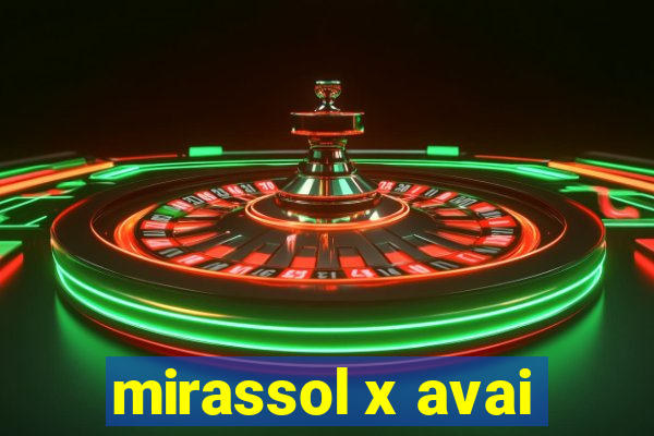 mirassol x avai