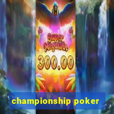 championship poker