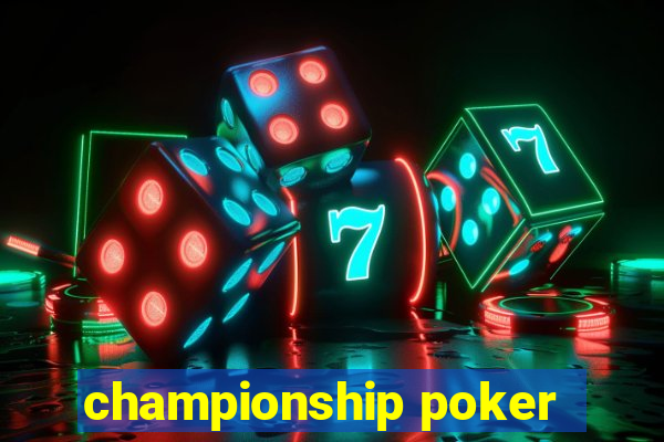 championship poker