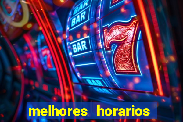 melhores horarios pagantes fortune tiger