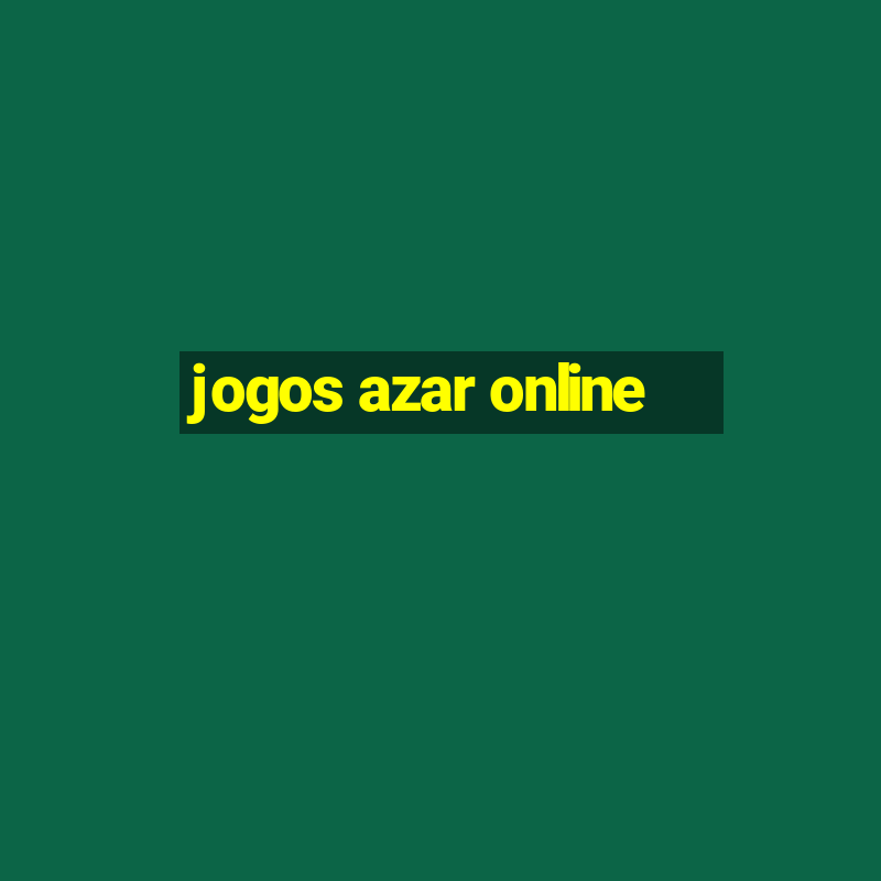 jogos azar online