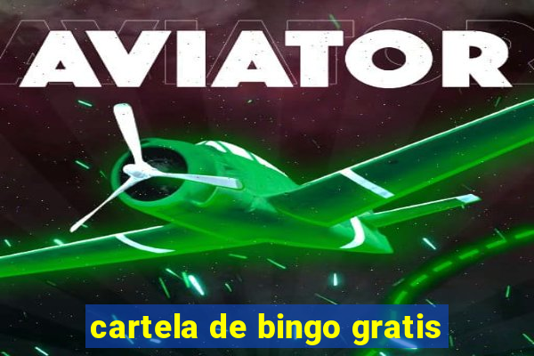 cartela de bingo gratis