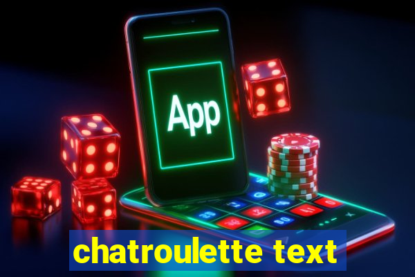 chatroulette text