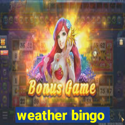 weather bingo