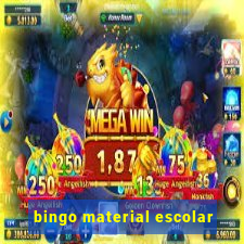 bingo material escolar