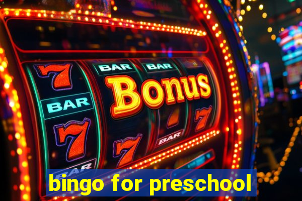 bingo for preschool