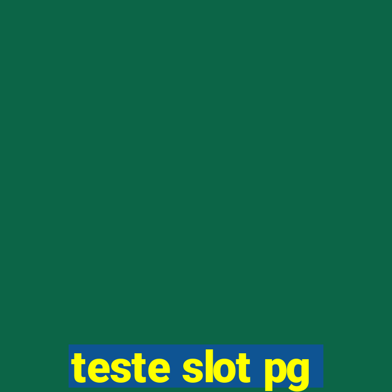 teste slot pg