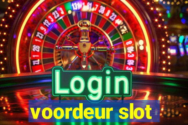 voordeur slot