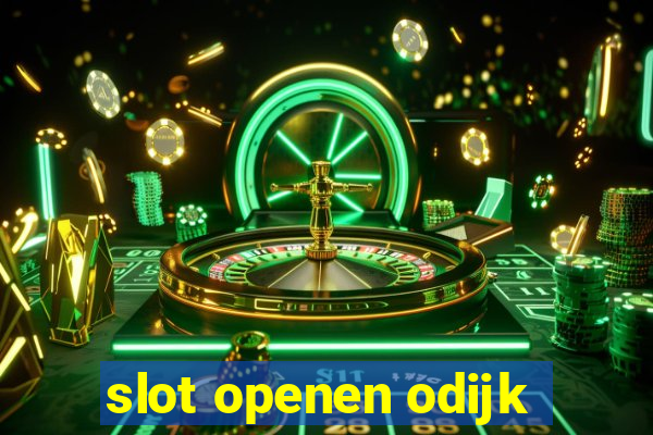 slot openen odijk