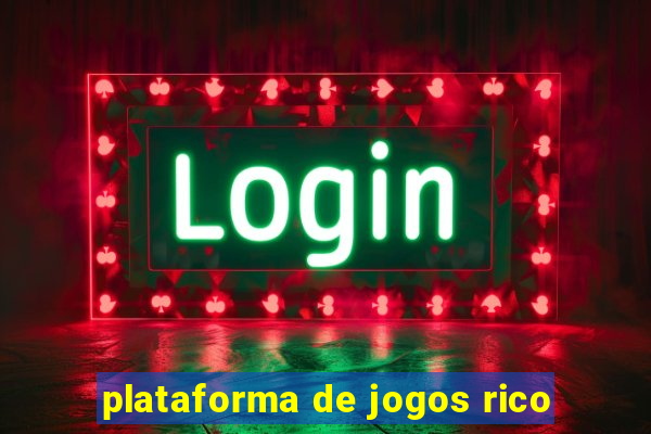 plataforma de jogos rico