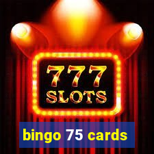 bingo 75 cards