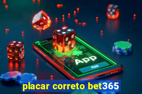 placar correto bet365