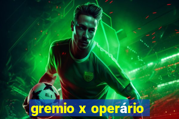 gremio x operário