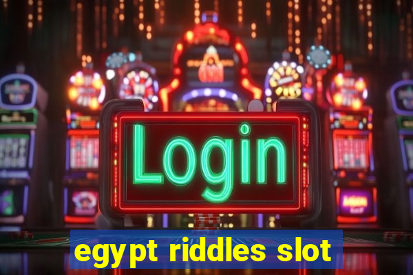 egypt riddles slot