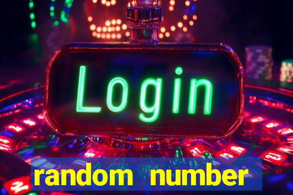 random number generator bingo