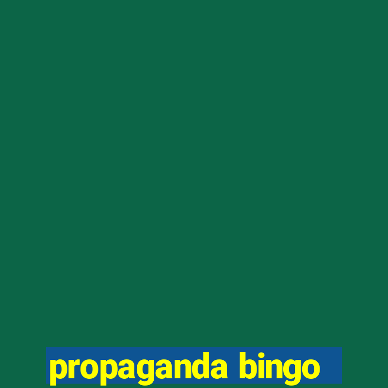 propaganda bingo