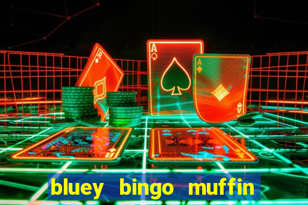 bluey bingo muffin and socks