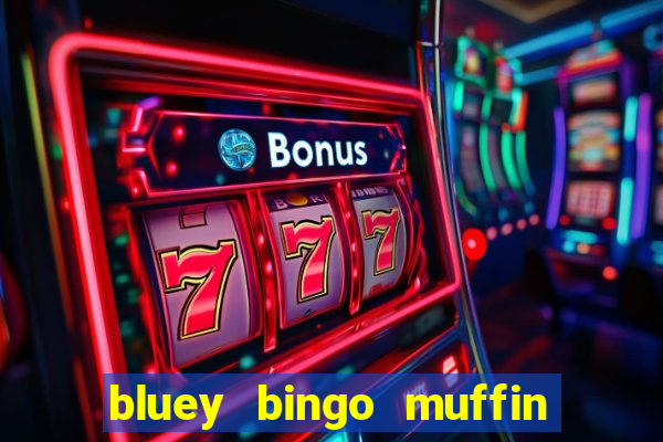 bluey bingo muffin and socks