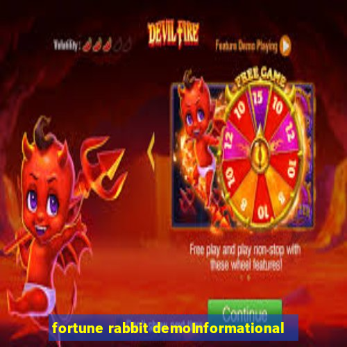 fortune rabbit demoInformational