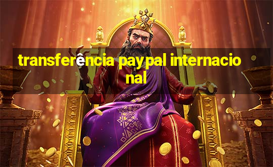 transferência paypal internacional