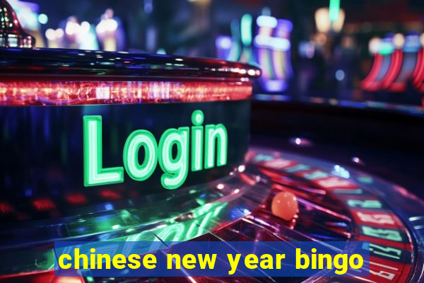 chinese new year bingo