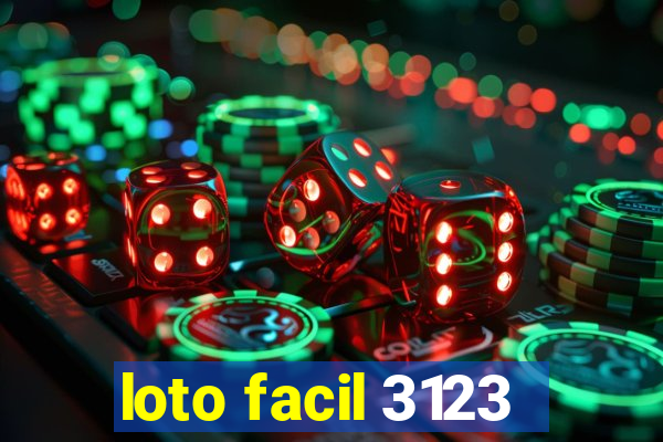 loto facil 3123