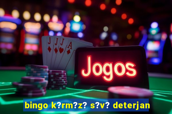 bingo k?rm?z? s?v? deterjan