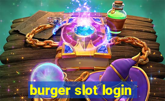 burger slot login