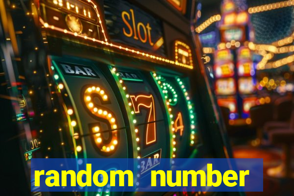 random number generator slot machine