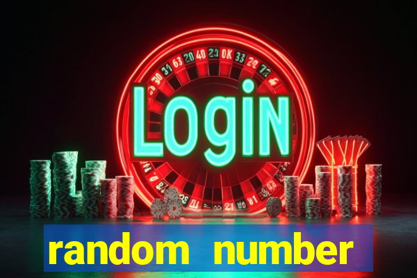 random number generator slot machine