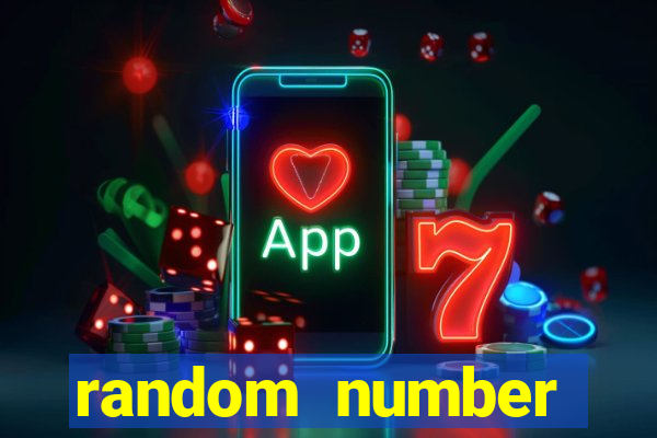 random number generator slot machine