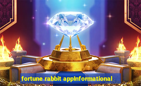 fortune rabbit appInformational